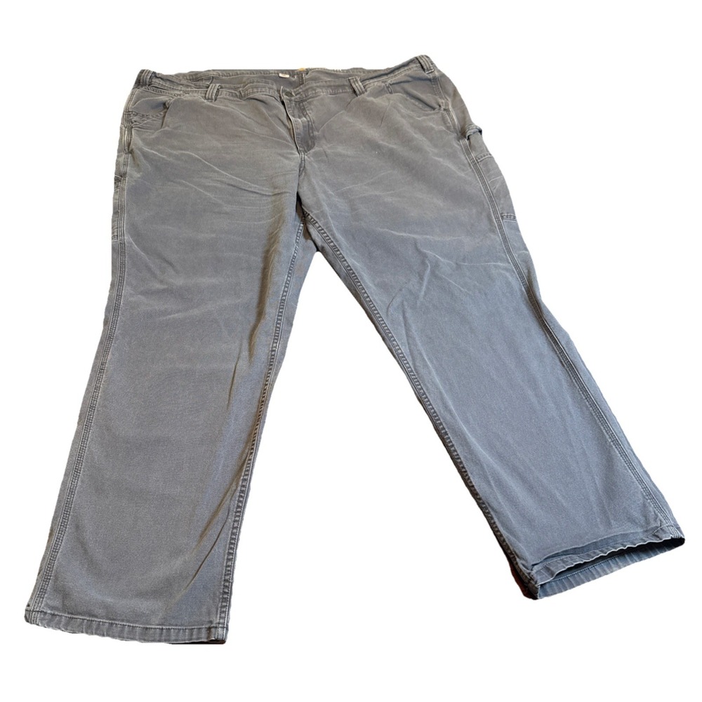 Carhartt Women's 26W Original Fit Work Pants Gray‎ Stretch Utility Jeans